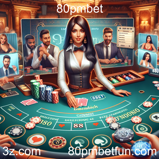 Atrações do Casino ao Vivo no 80pmbet